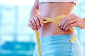 waist measurement while losing 7 kg of weight per week